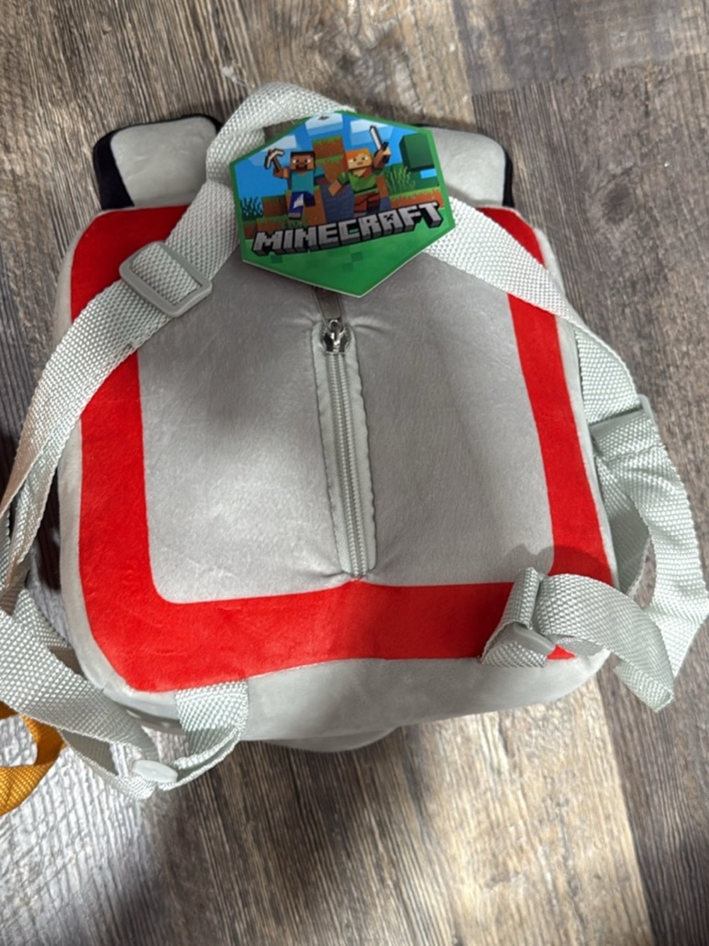 Minecraft Plush Character Mini Backpacks - Orange Fox & grey wolf - Picture 5 of 6